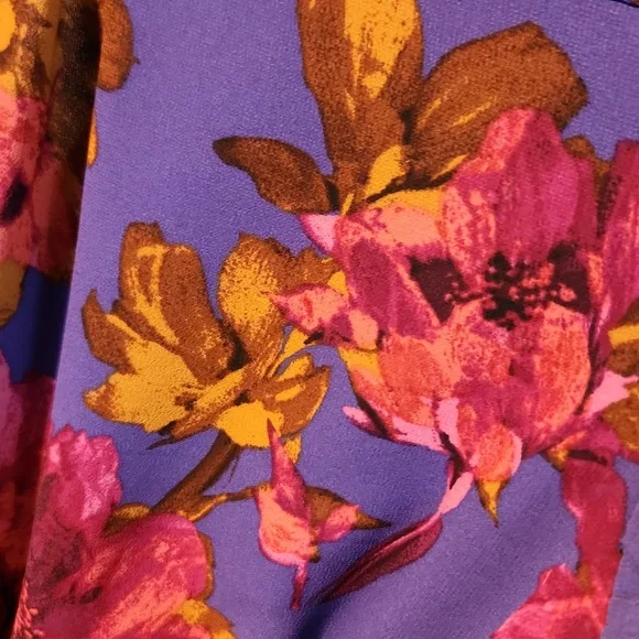 Sofia by Sofia Vergara Floral Blouse - Purple and Pink - Picture 7 of 7
